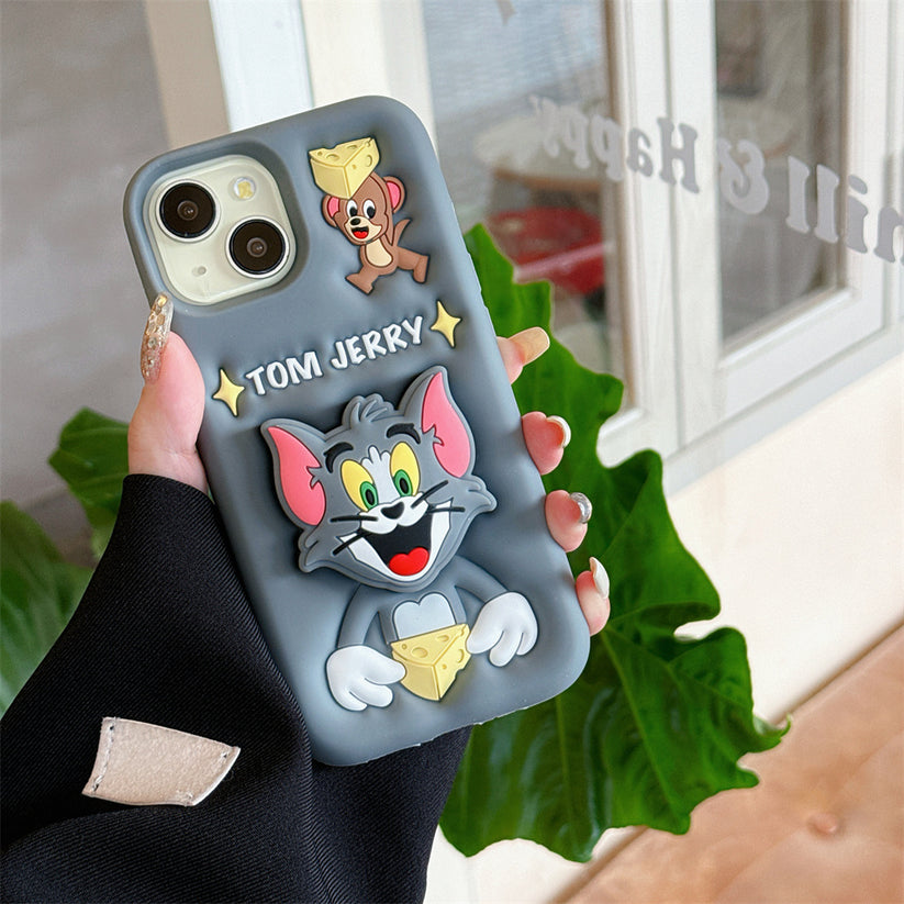 TOM & JERRY HOLDER CASE SOFT SILICONE PHONE CASE
