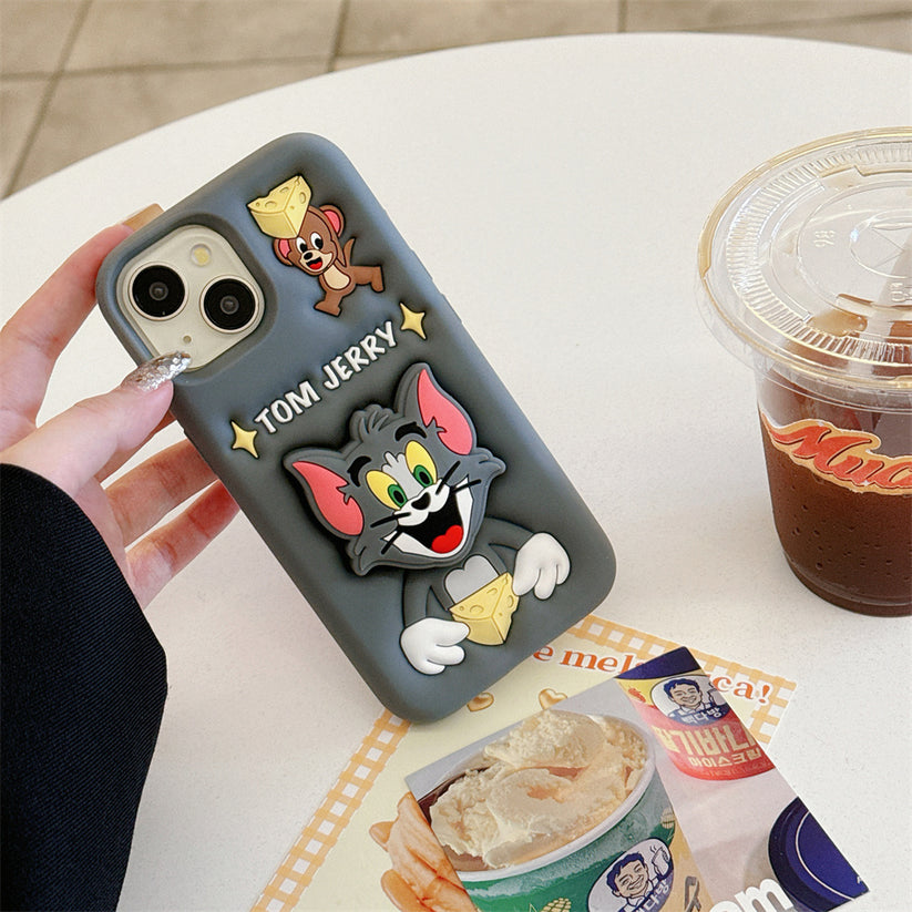 TOM & JERRY HOLDER CASE SOFT SILICONE PHONE CASE
