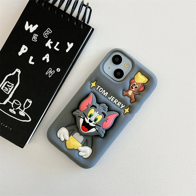 TOM & JERRY HOLDER CASE SOFT SILICONE PHONE CASE