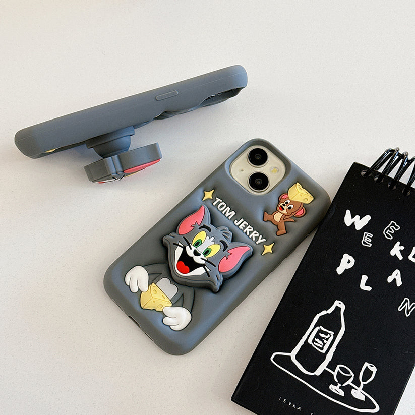 TOM & JERRY HOLDER CASE SOFT SILICONE PHONE CASE