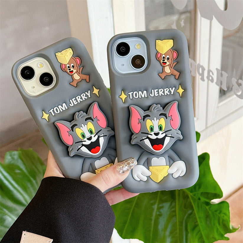 TOM & JERRY HOLDER CASE SOFT SILICONE PHONE CASE