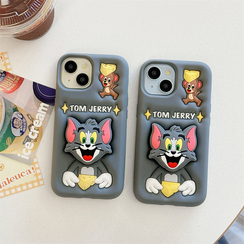 TOM & JERRY HOLDER CASE SOFT SILICONE PHONE CASE