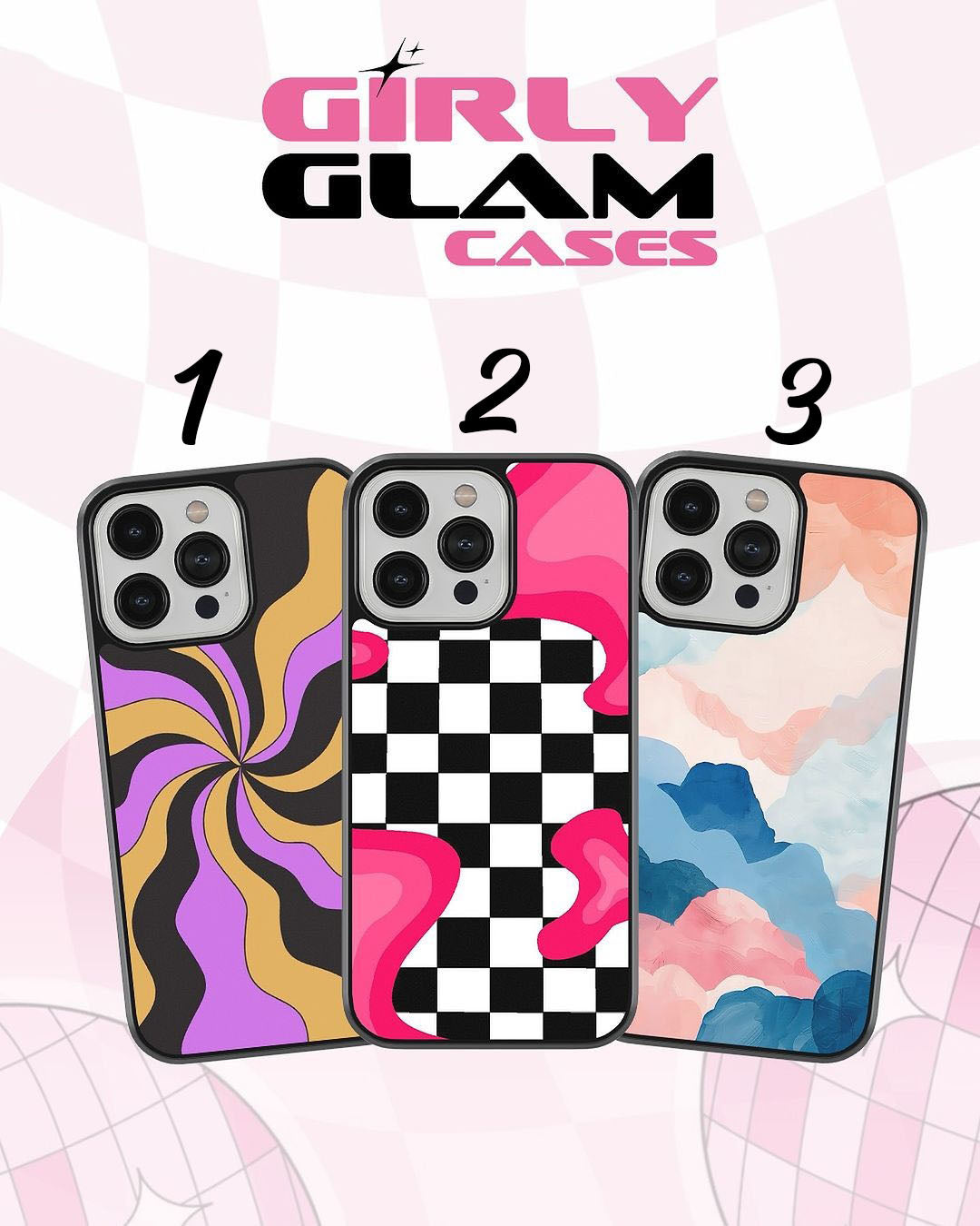 Glossy Girly Printed Cases