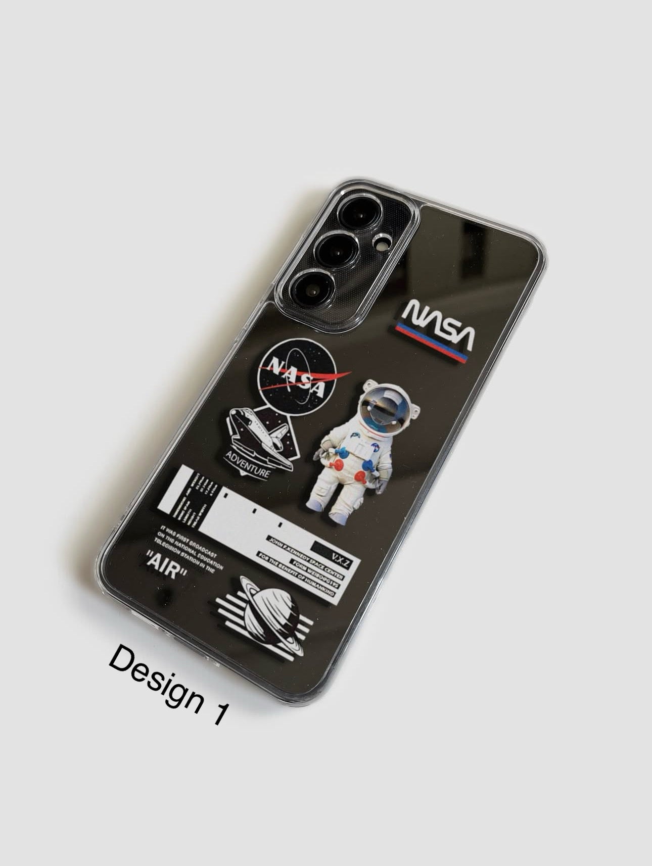 NASA Astronaut Galaxy Semi Transparent Cxt Cases