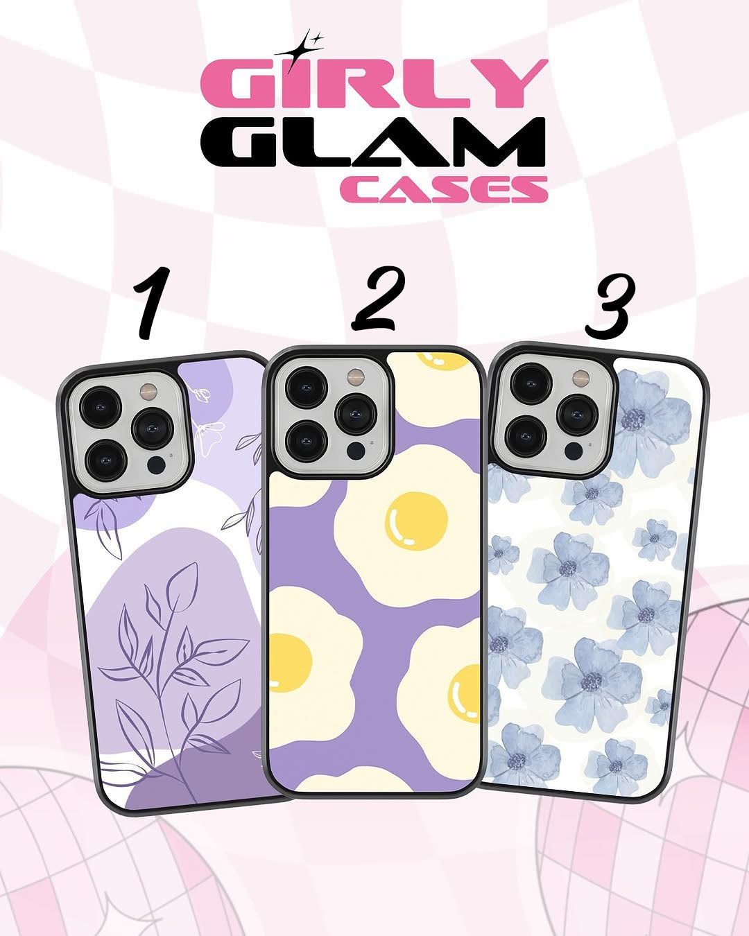 Glossy Girly Printed Cases