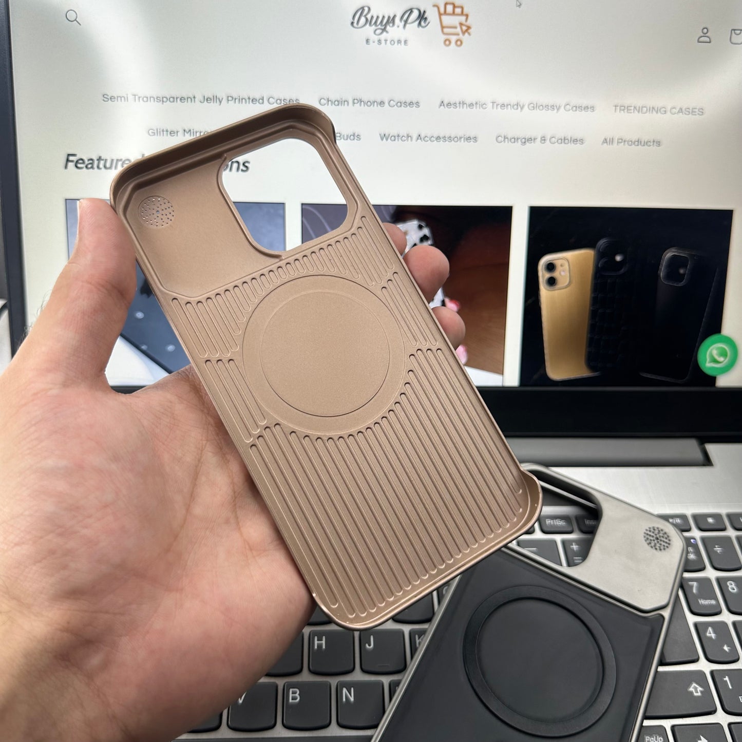 Ultra Thin Titanium MagSafe Supported Case (for iPhone 11 – 16 Pro Max)