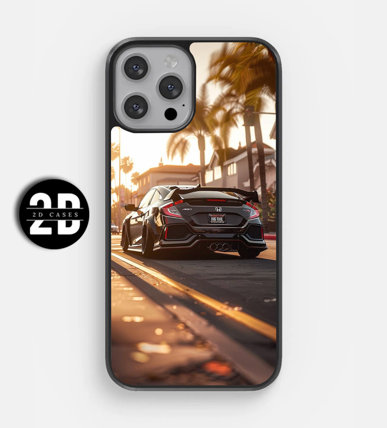 Civic Car Glossy Cases