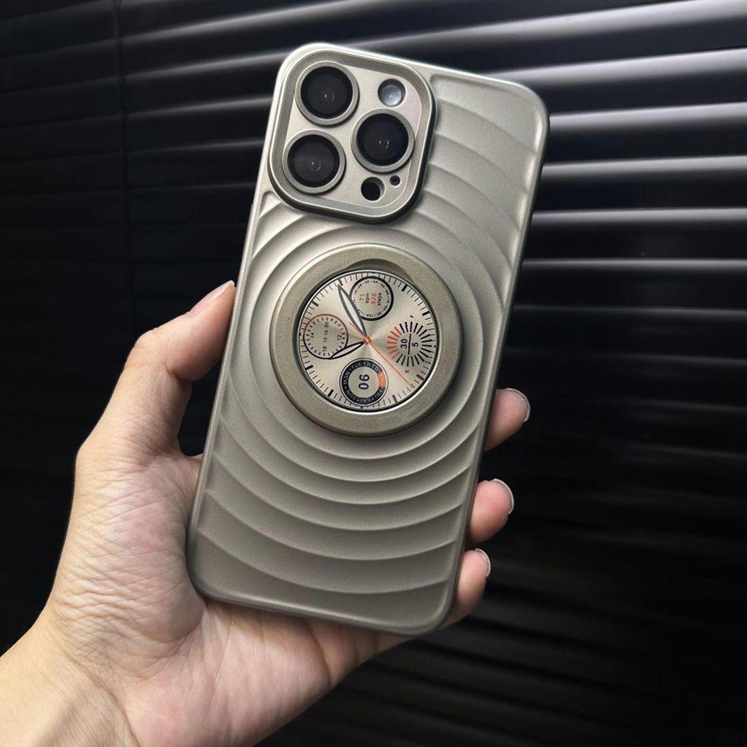 3D Waves Clock Case