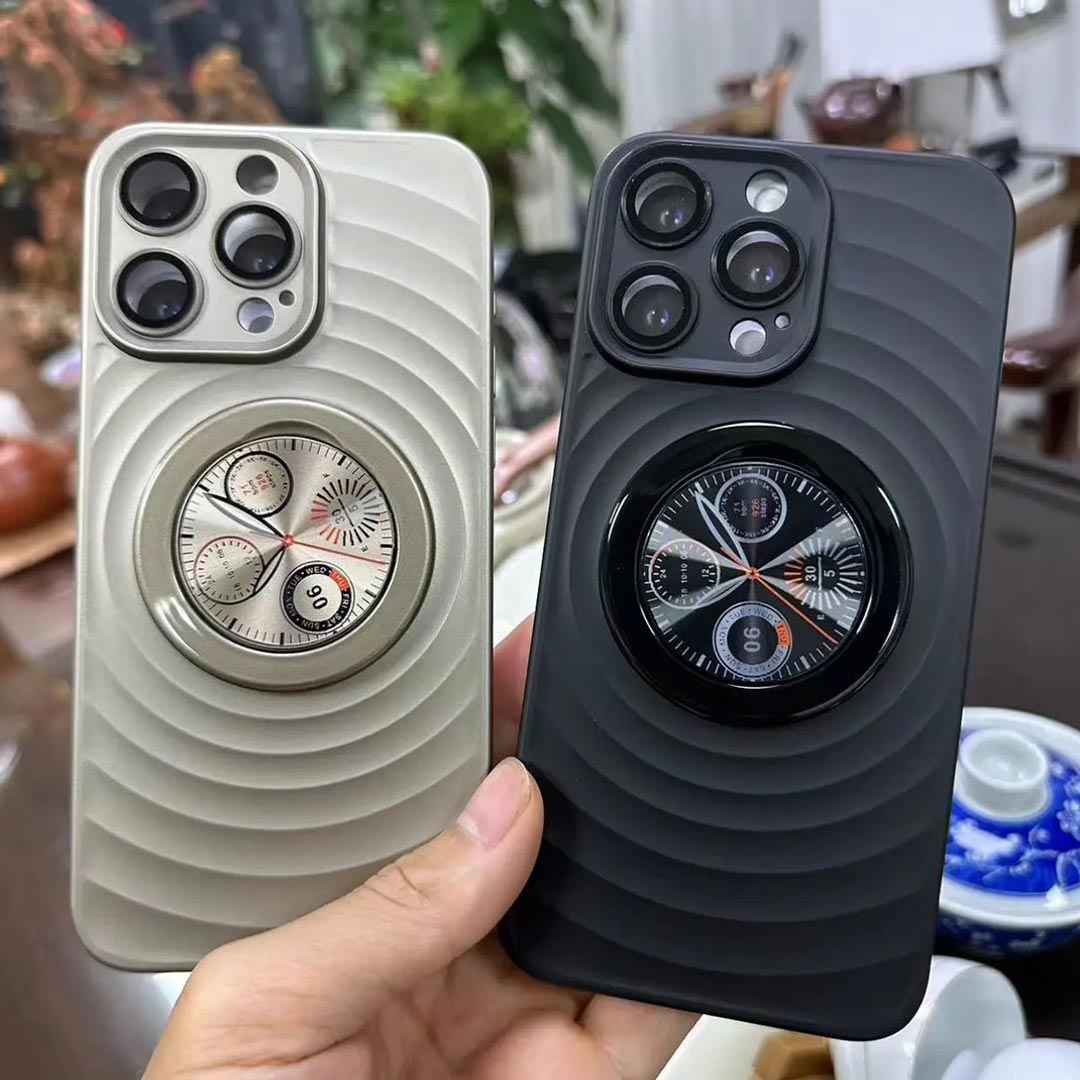 3D Waves Clock Case