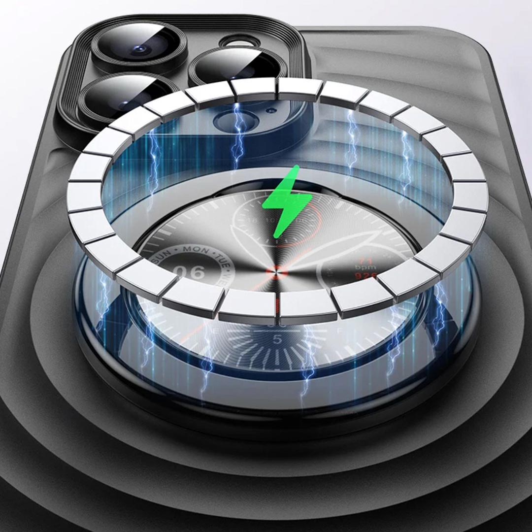 3D Waves Clock Case
