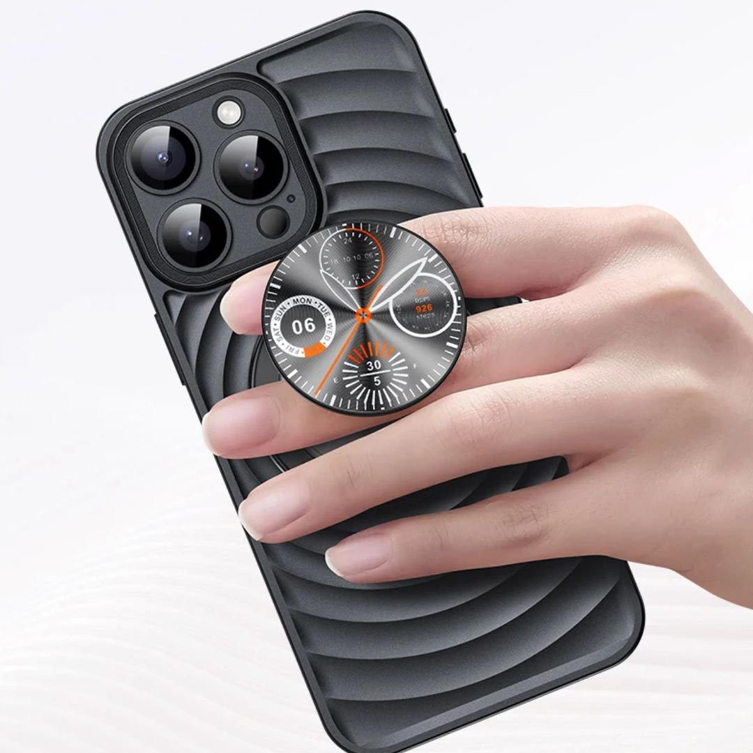 3D Waves Clock Case