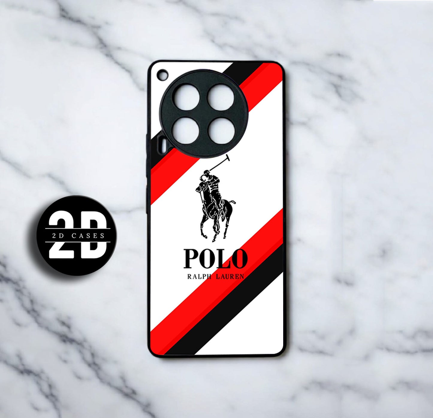 POLO Soft Sides Premium Printed Glossy Soft Bumper Shock Proof Case