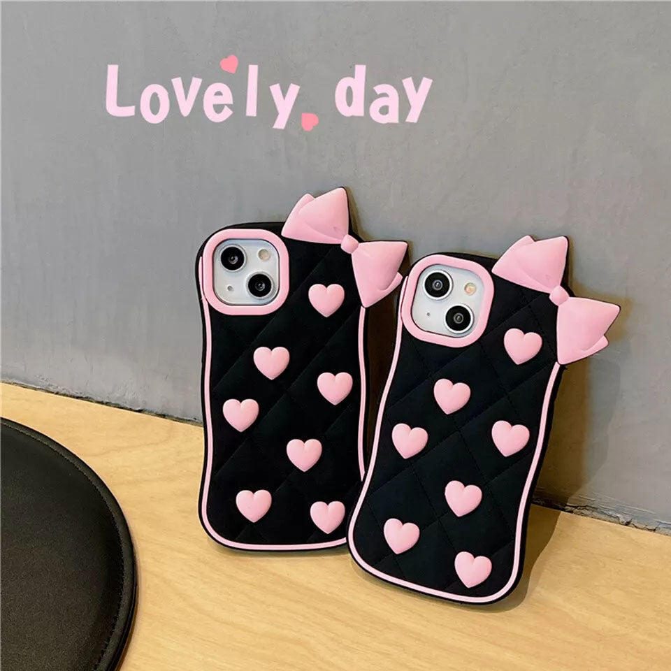 Heart Bow Phone Case