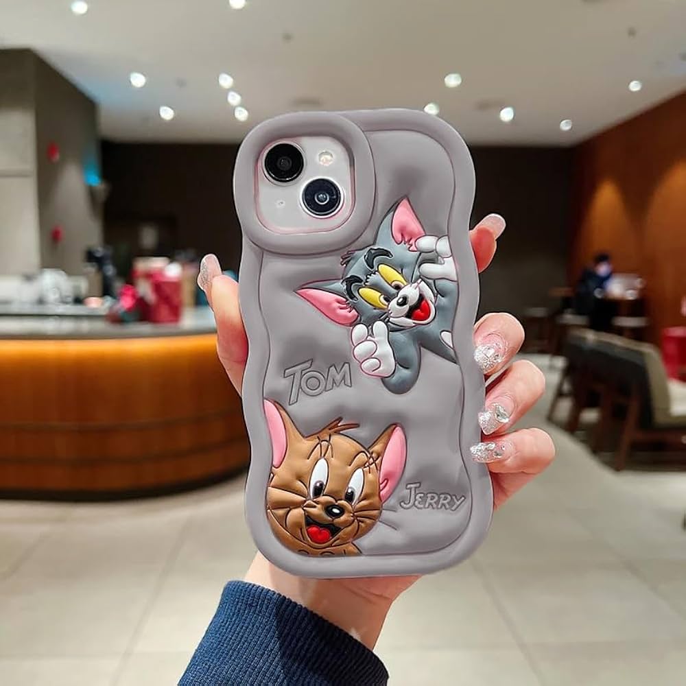 TOM & JERRY CASE SOFT SILICONE PHONE CASE