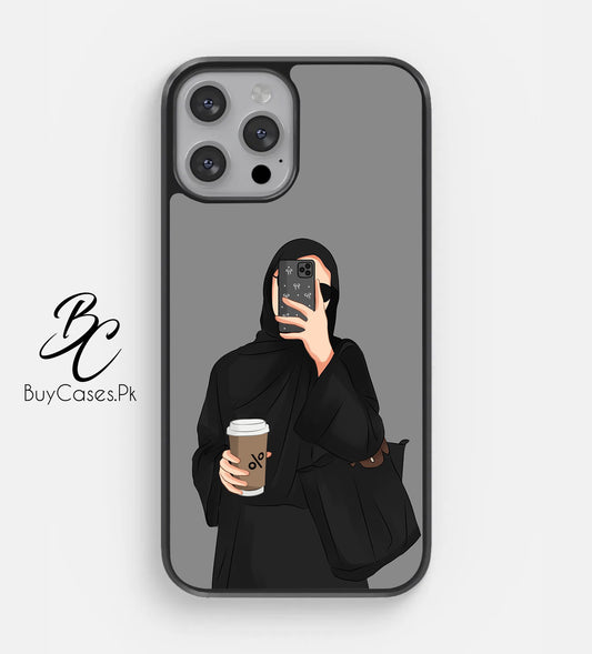 Hijabi Girl Aesthetic Glossy Girly Printed Cases