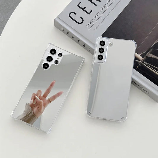 Silver Mirror Phone Cases Iphone / Android Both Models