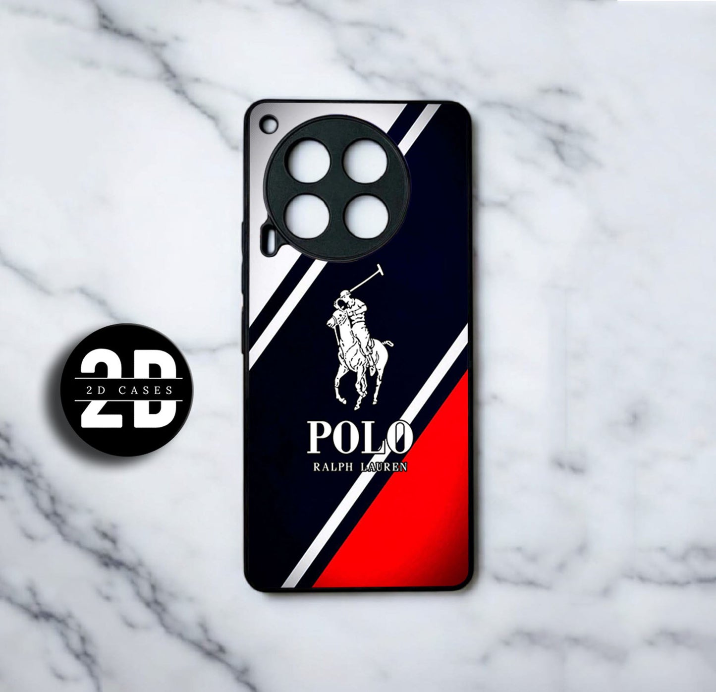 POLO Soft Sides Premium Printed Glossy Soft Bumper Shock Proof Case
