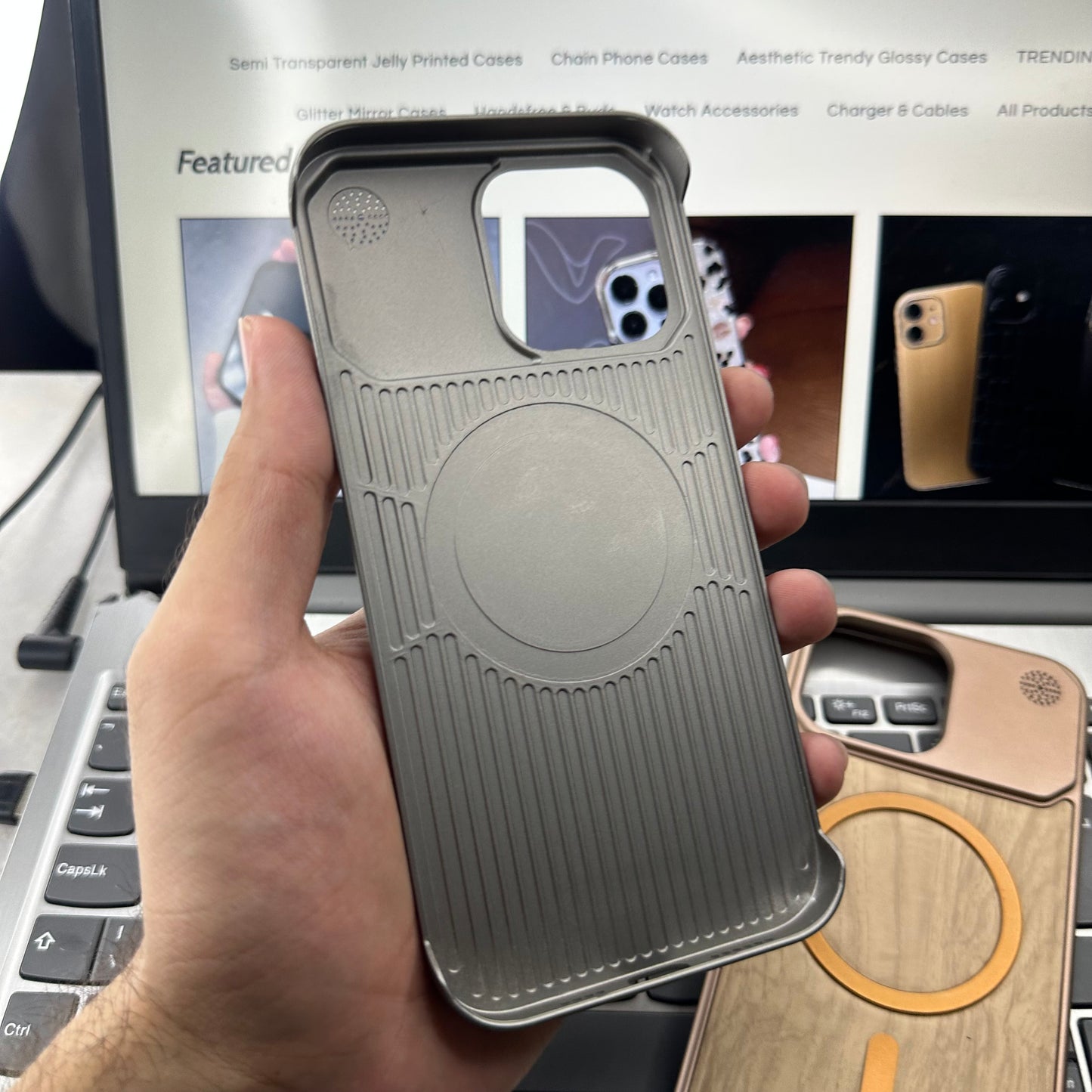 Ultra Thin Titanium MagSafe Supported Case (for iPhone 11 – 16 Pro Max)