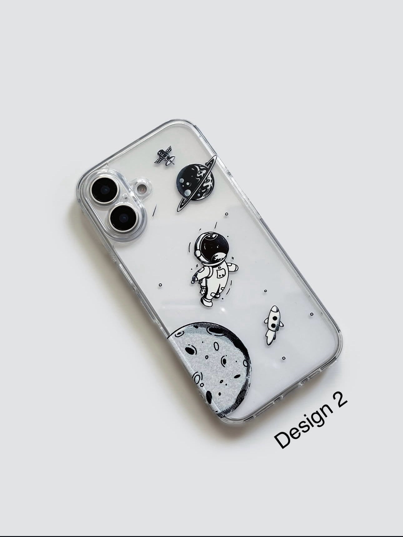 NASA Astronaut Galaxy Semi Transparent Cxt Cases
