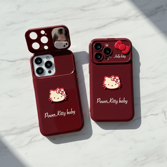 Ruby Kitty Mirror Stand Case