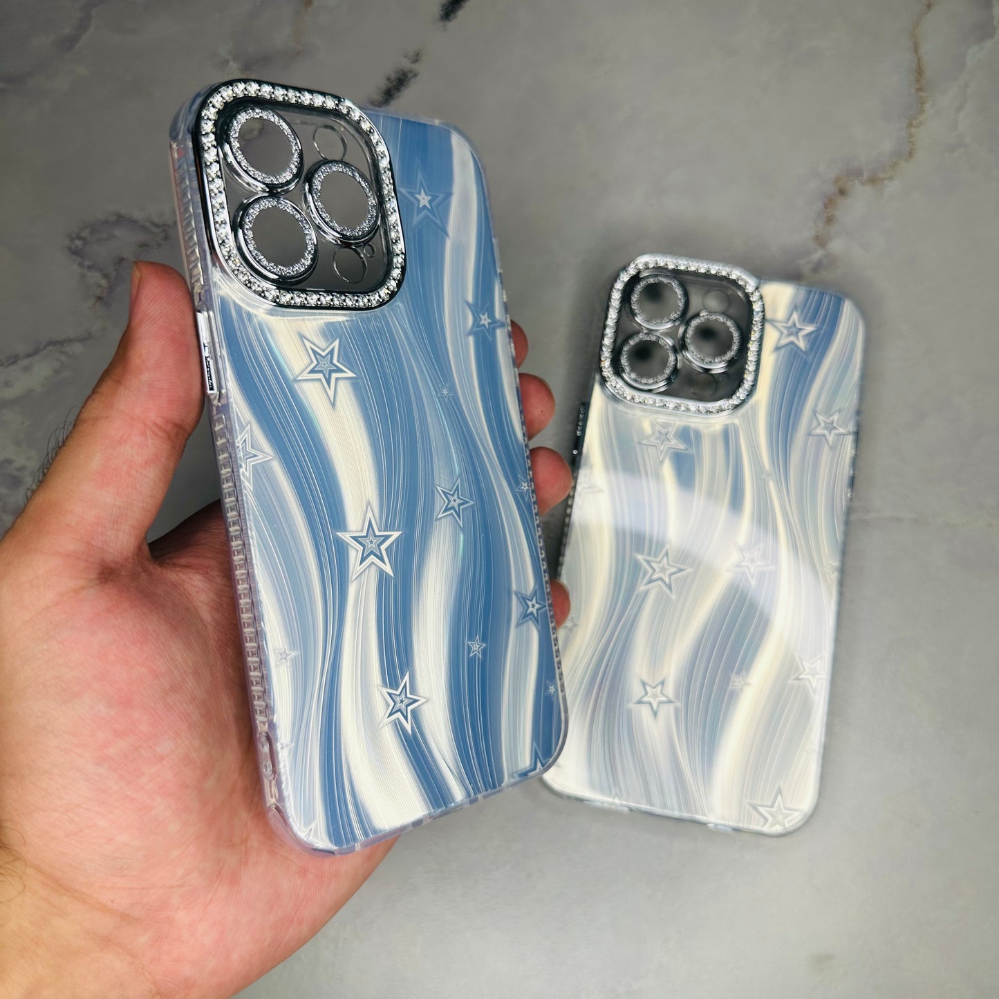 ✨New Star Diamond Gradient Luxe Protection Phone Case.”