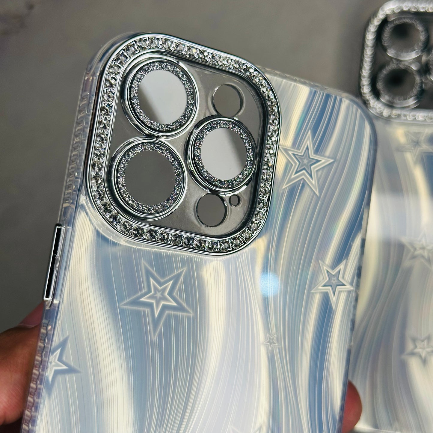 ✨New Star Diamond Gradient Luxe Protection Phone Case.”