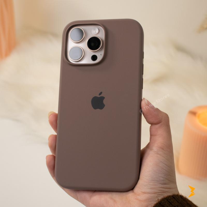 DESERT BRWON IPHONE SILICONE CASE