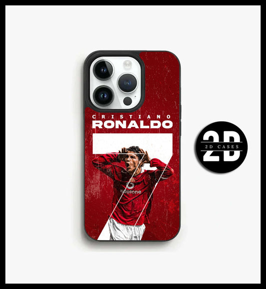 RONALDO Soft Sides Premium Printed Glossy Soft Bumper Shock Proof Case