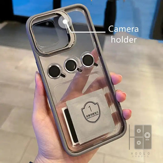 3-In-1 Lens Case With Camera Glass Protector