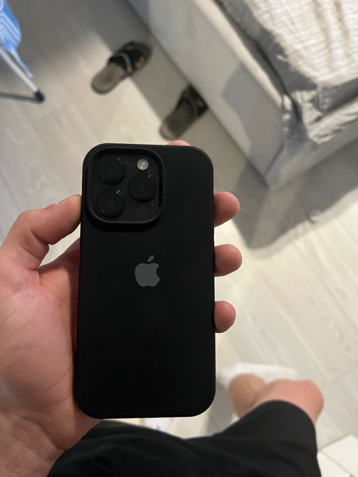 Iphone Black Silicone Case