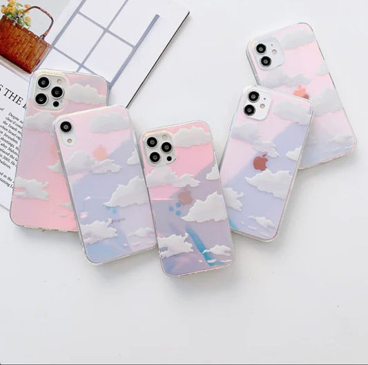(Sale Product) Iphone XR Cloud Holographic Case