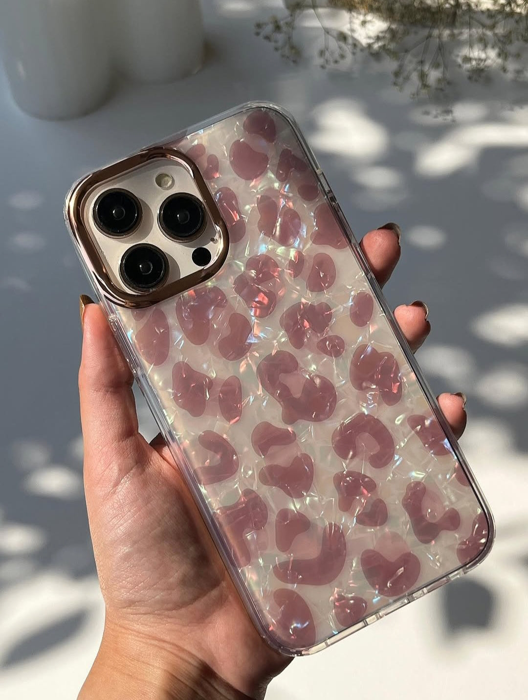 ✨ Golden Leopard Luxe Case “Fierce Style, Luxe Protection.”