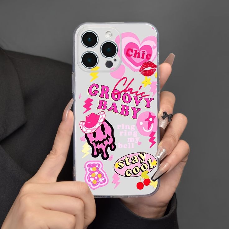 Grovy Baby Transparent Printed Phone Case