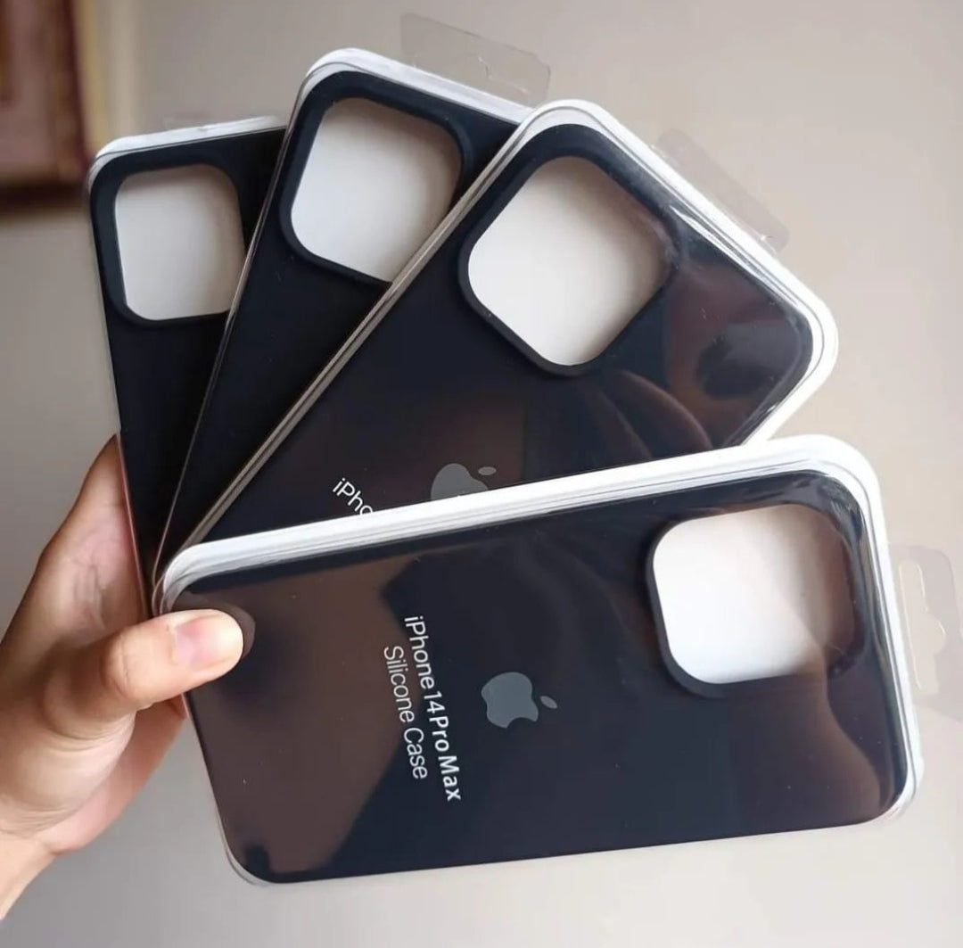 Iphone Black Silicone Case