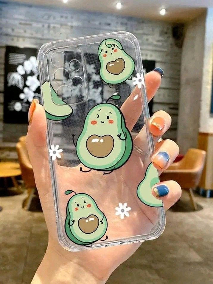 Avocado Transparent Printed Phone Case