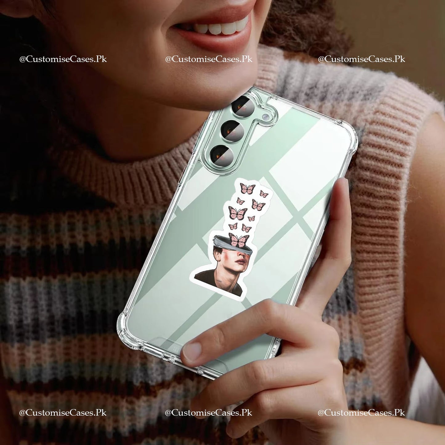 Semi Transparent Printed Case