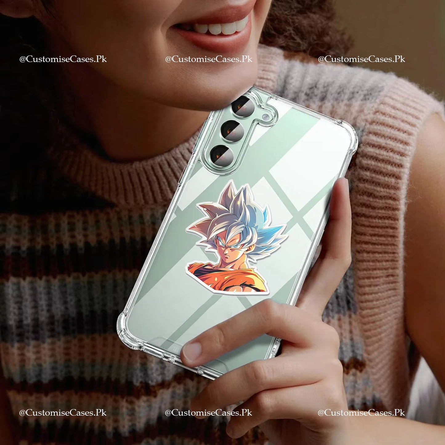 Anime Semi Transparent Printed Case