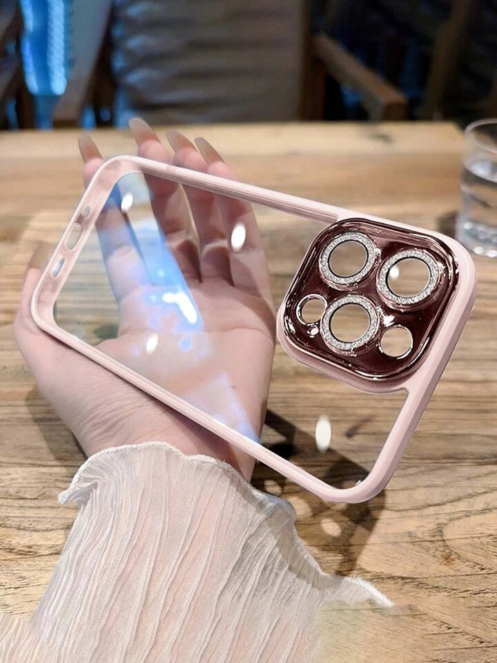 Glitter Lens Case Pink
