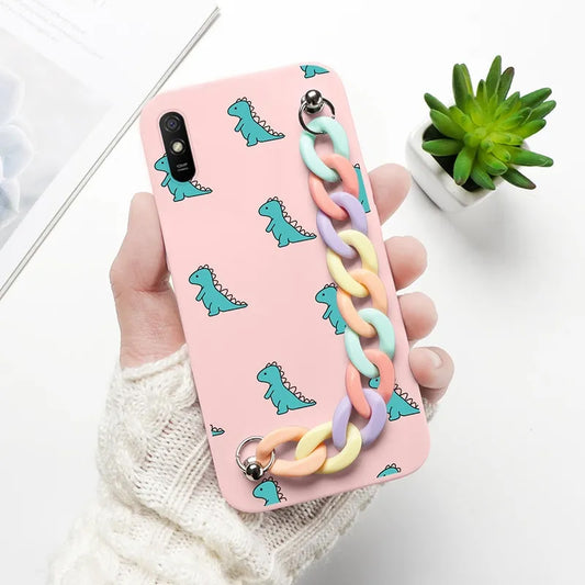 Rainbow Chain Mini Dino Case