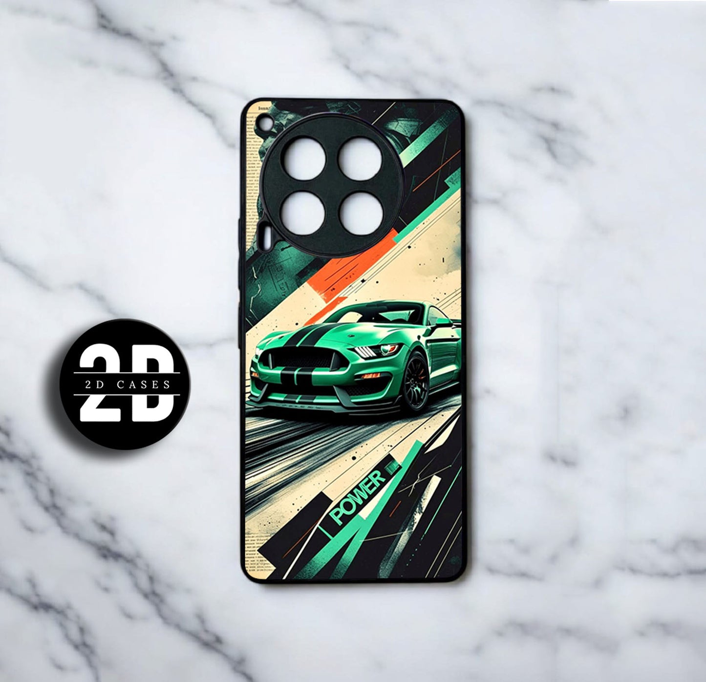 CARs Soft Sides Premium Printed Glossy Soft Bumper Shock Proof Case