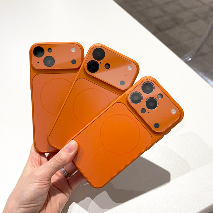 Original AG Glass Converter Case HIGH Quality Cosmic Orange & Black