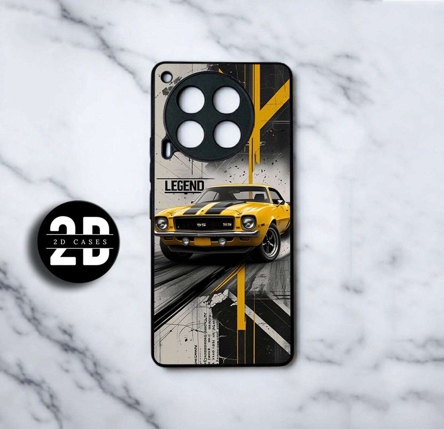 CARs Soft Sides Premium Printed Glossy Soft Bumper Shock Proof Case