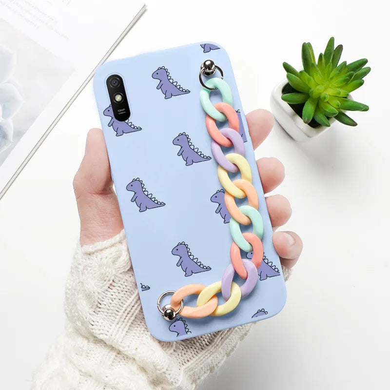 Rainbow Chain Dino Case