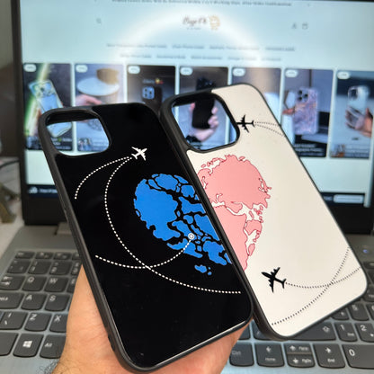 Glossy Pair Couple Cases iPhone / Andriod Both Available