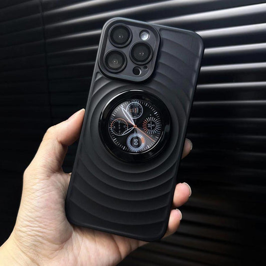 3D Waves Clock Case