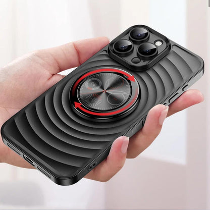 3D Waves Clock Case