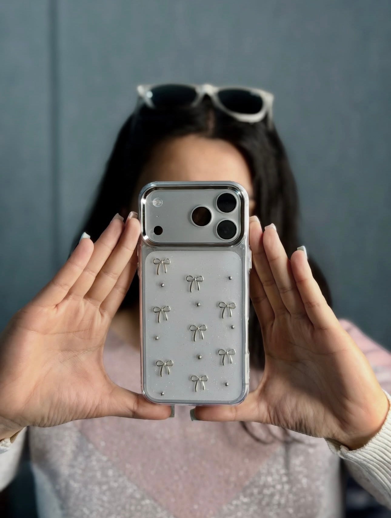 Bow Shimmery Case
