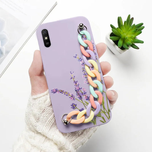 Rainbow Chain Flowers Case