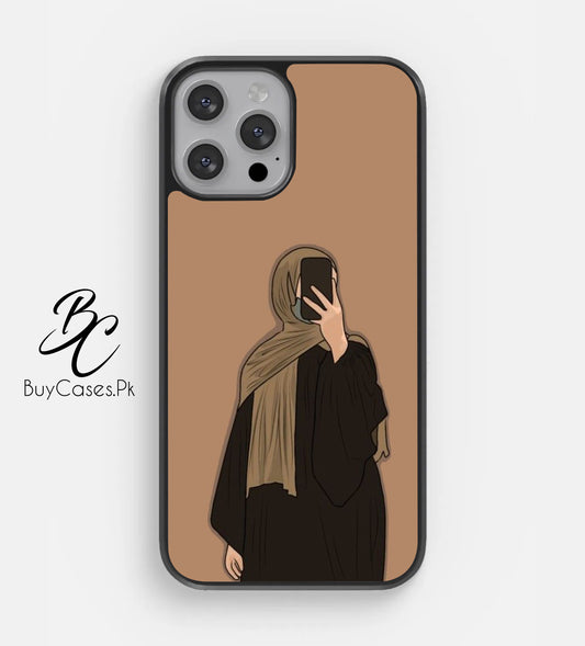 Hijabi Girl Aesthetic Glossy Girly Printed Cases