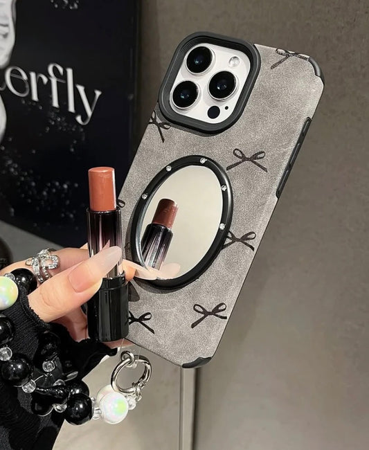 Luxury Mirror Charm Case For iphone 11 To 17 Series